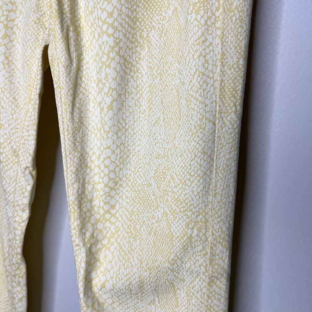 Adriano Goldschmied Yellow Python Print The Leggi… - image 3